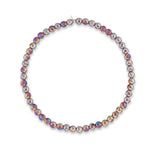 Nightshade Jumbo Metallic Purple Crystal Choker