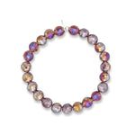 Nightshade Jumbo Metallic Purple Crystal Bracelet