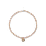 Deluxe Gleaming Horizon Quartz Bracelet with 14K Yellow and Diamond Evil Eye Charm