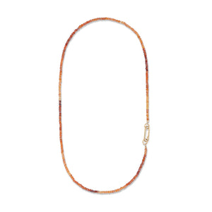 Desert Daydream Ombré Quartz Fixed 22.00" Necklace with 14K Yellow Gold Enhancer Clasp