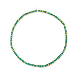 Tree Farm Green Square Crystal Choker