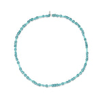 Unbothered Teal Crystal and Chalcedony Choker