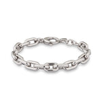 Powerhouse Sterling Silver Thick Link Chain Bracelet