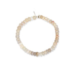 Lucid Opal Bracelet with 14K Yellow Gold and Diamond Disk