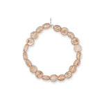 Gilded Illusion Jumbo Golden Crystal Bracelet