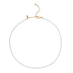 Babydoll White Cubic Zirconia Adjustable Necklace