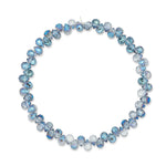 Shine Time Jumbo Blue Teardrop Crystal Choker