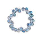 Shine Time Jumbo Blue Teardrop Crystal Bracelet