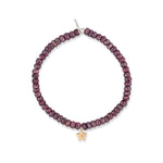 Forever Young Ruby Bracelet with Yellow Gold Vermeil Star Charm