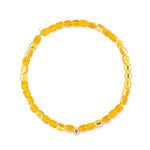 Deluxe Golden Pages Jumbo Crystal Choker with Yellow Gold Vermeil / Cubic Zirconia Bead