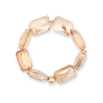 Little Luxury Jumbo Golden Crystal Bracelet with Gold Fill Bead