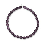 Gem Drop Jumbo Purple Crystal Anklet