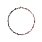 Crosby Jumbo Gray and Pink Pearl Choker