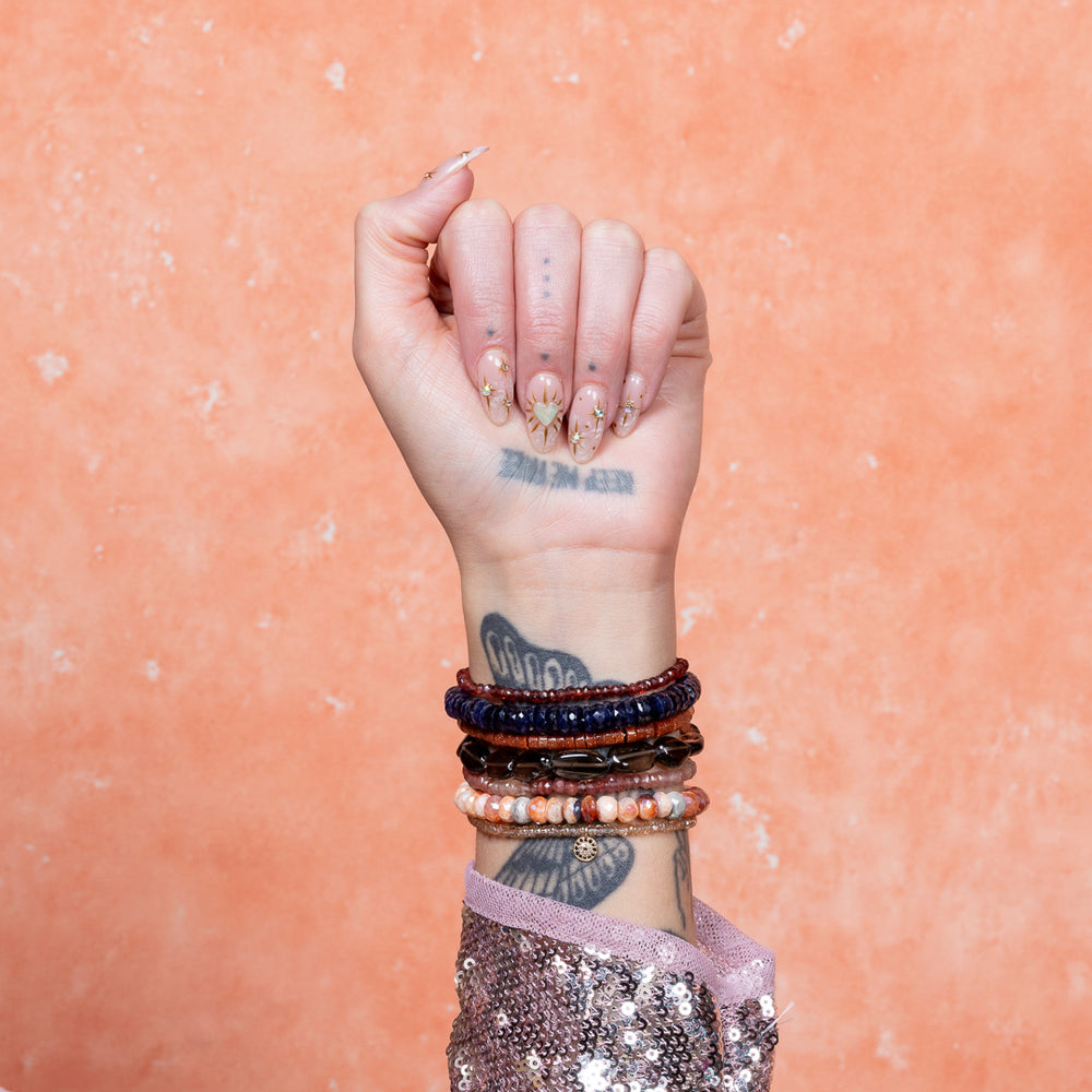 Been There, Dune That Garnet Bracelet