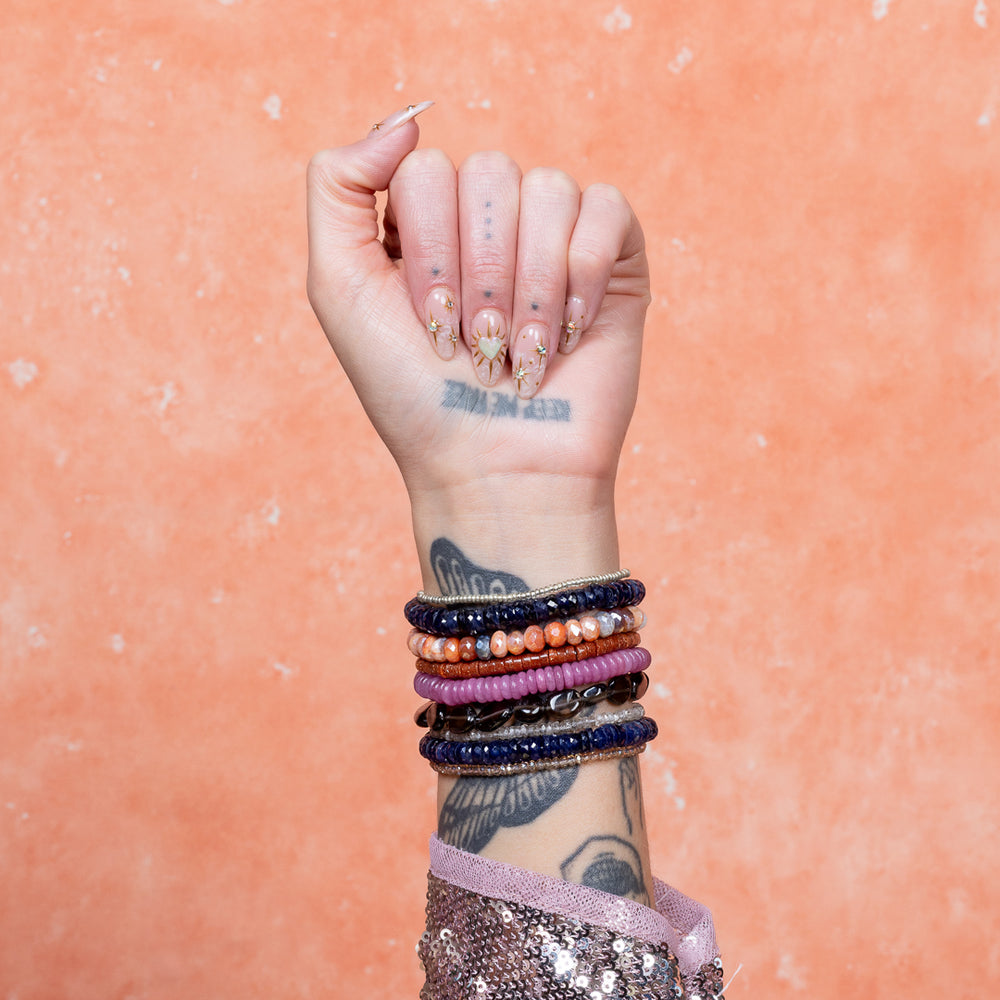 Saffron Sunset Goldstone Bracelet