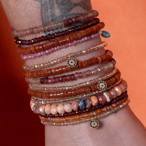 Saffron Sunset Goldstone Bracelet