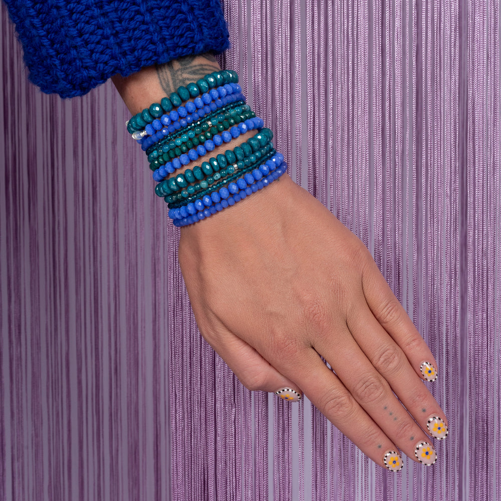 Incredible Indigo Jumbo Crystal Bracelet