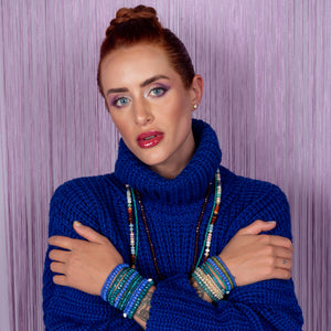 Incredible Indigo Jumbo Crystal Bracelet