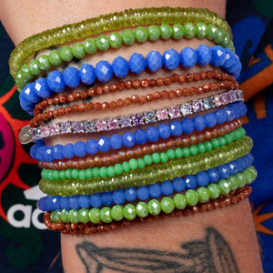 Incredible Indigo Jumbo Crystal Bracelet