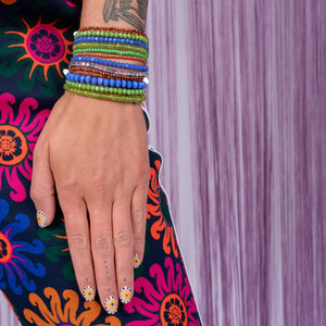 Incredible Indigo Jumbo Crystal Bracelet