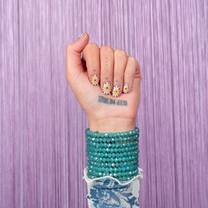 Unreal Teal Jumbo Crystal Bracelet