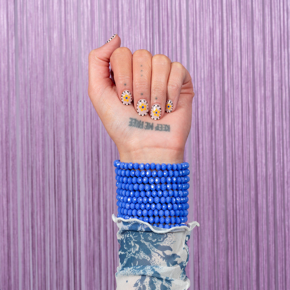 Incredible Indigo Jumbo Crystal Bracelet