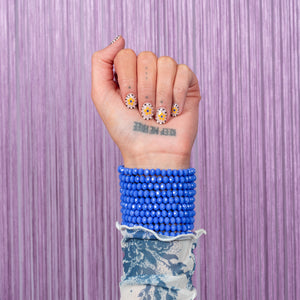 Incredible Indigo Jumbo Crystal Bracelet