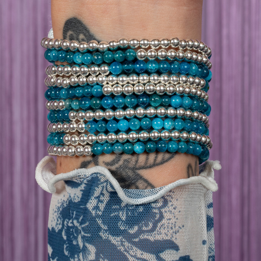 Go-To Sterling Silver and Agate Bracelet
