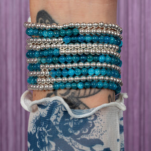 Go-To Sterling Silver and Agate Bracelet