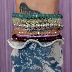 Unreal Teal Jumbo Crystal Bracelet
