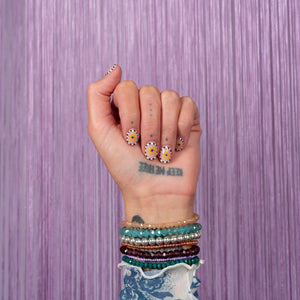 Unreal Teal Jumbo Crystal Bracelet
