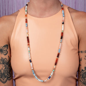Falling For You Opal Double Wrap 33.00" Necklace