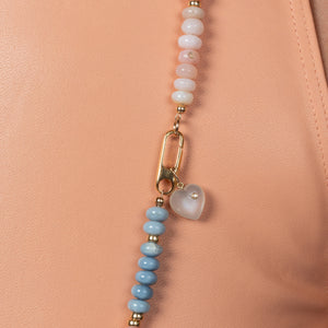 Falling For You Opal Double Wrap 33.00" Necklace