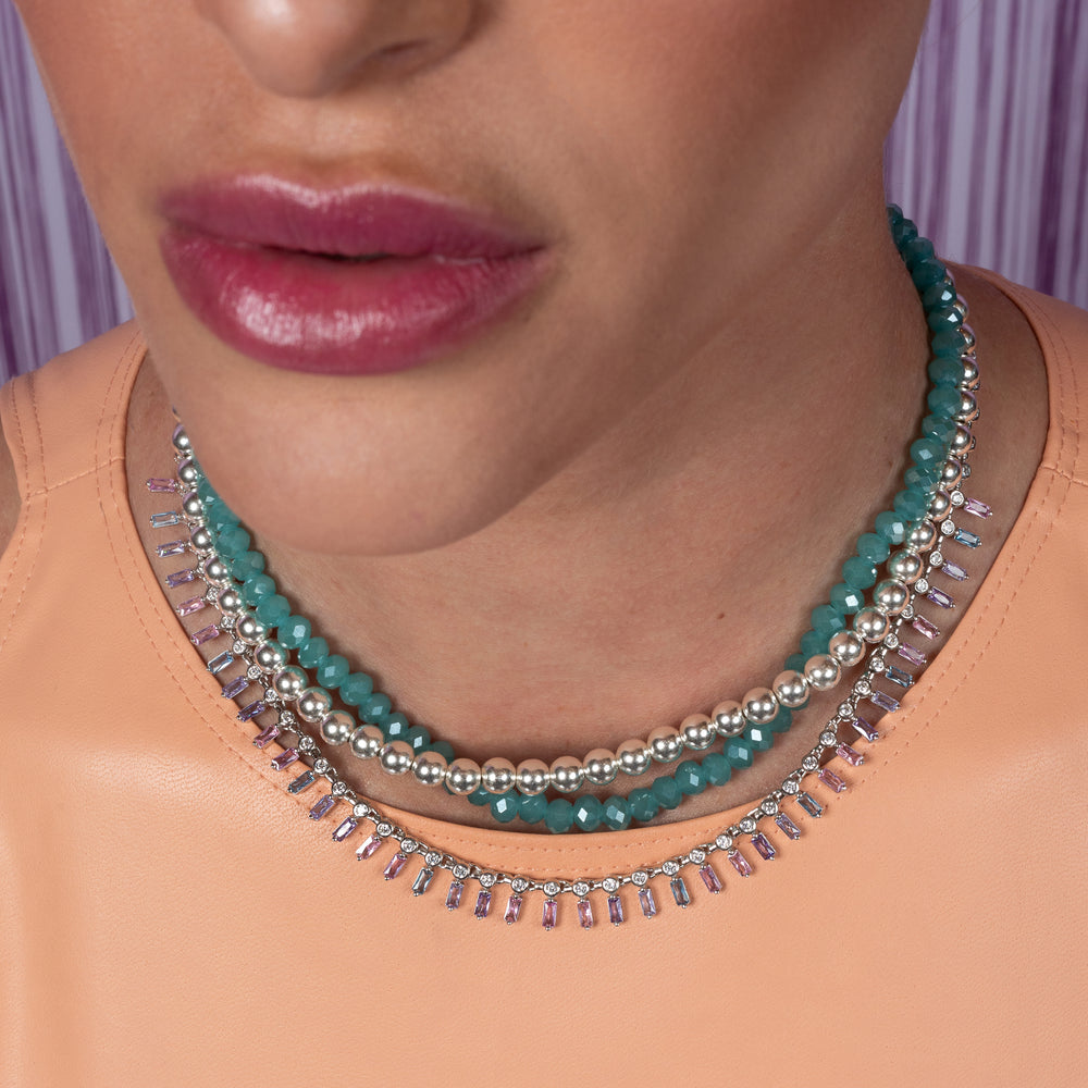 Top Notch Cubic Zirconia Adjustable Necklace