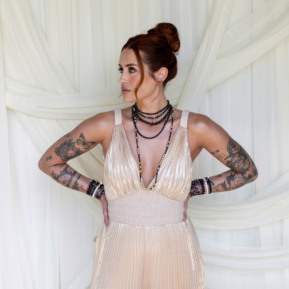 Bewitching Beauty Black Spinel Choker