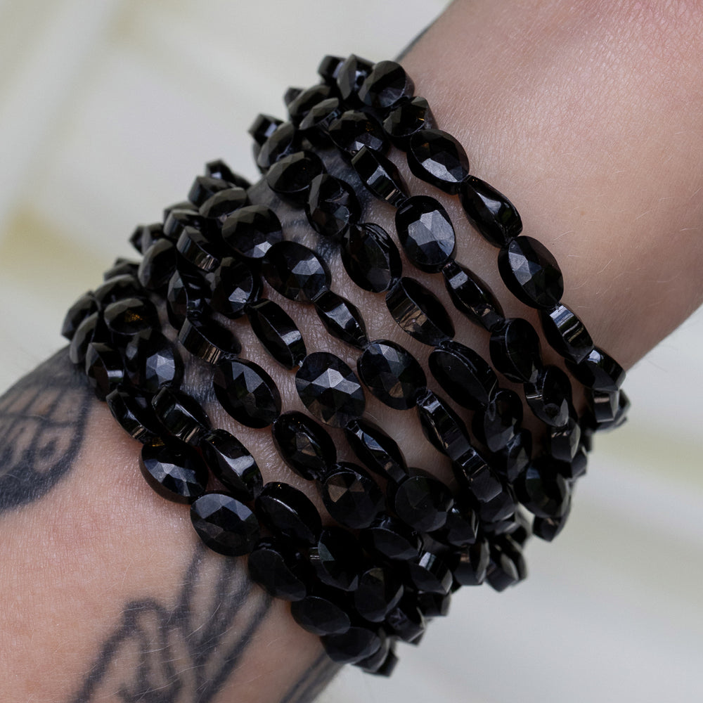 Mystical Moonlight Black Spinel Bracelet
