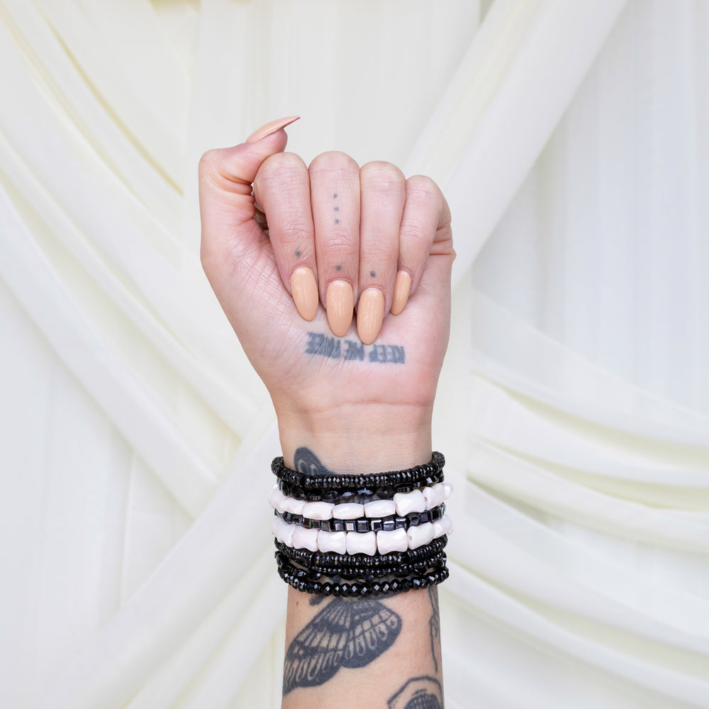 Gothic Glam Black Spinel Bracelet