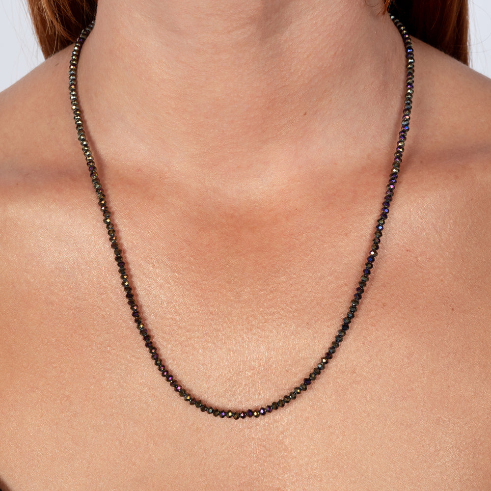 
            
                Load image into Gallery viewer, Silhouette Itsy Crystal Adjustable Necklace
            
        