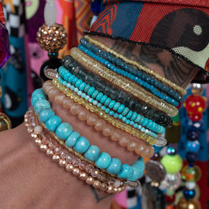 "Meeting" Time Itsy Crystal Bracelet