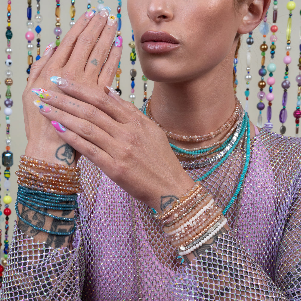 Volume Down Crystal Bracelet