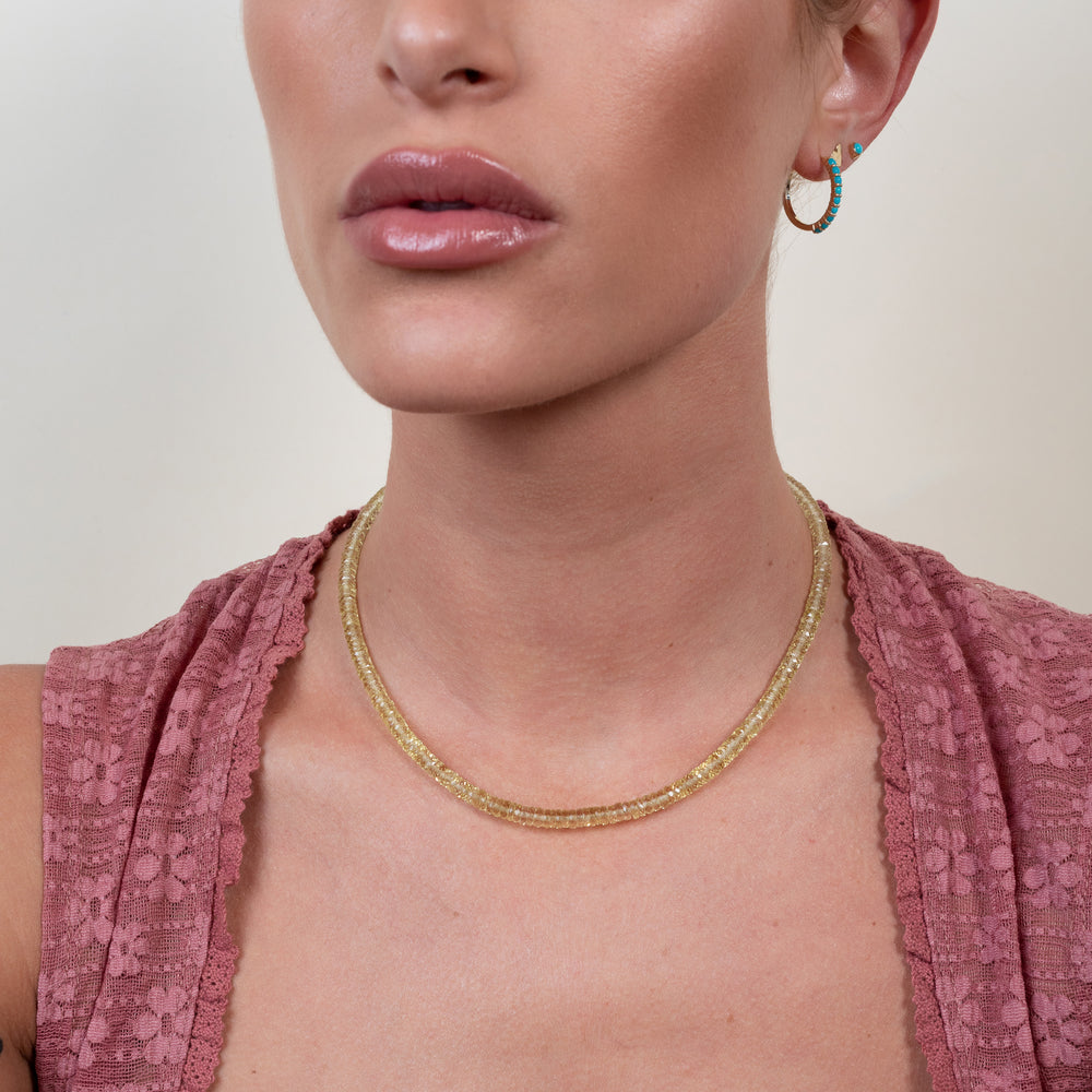 Shine & Subscribe Gemstone Adjustable Necklace