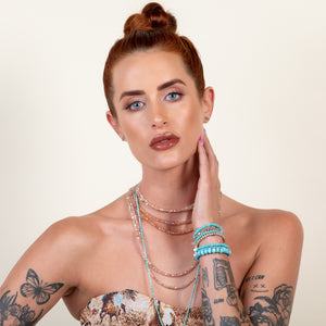 Auto Refill Rush Crystal Adjustable Necklace