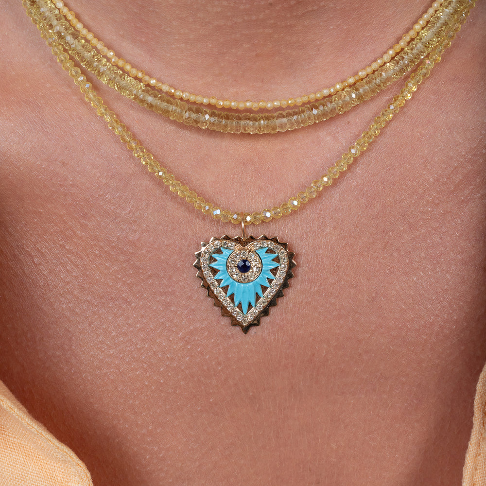 True Love 14K Yellow Gold Heirloom Charm