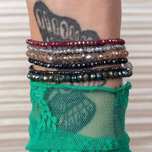 In A Flurry Itsy Crystal Bracelet