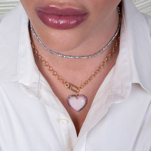 Obsessed 14K Yellow Gold Opal and Sapphire Heirloom Charm