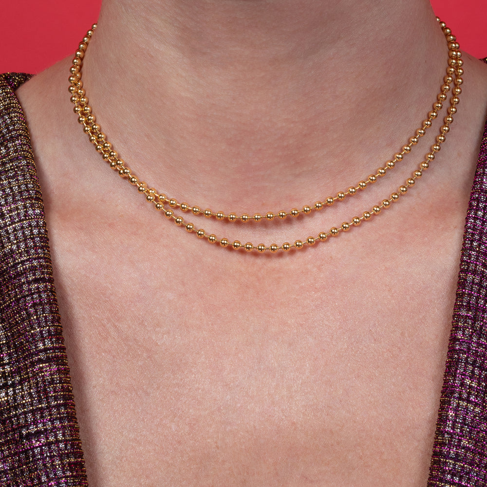 Gold Fill Ball Chain 30.00" Necklace