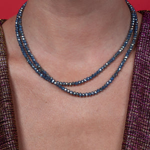 Kirsten Crystal Double Wrap 33.00" Necklace
