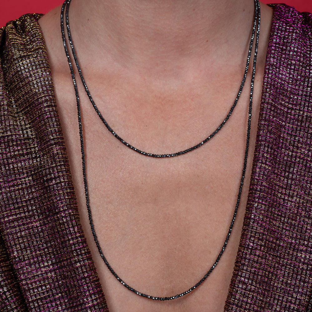 Lake Effect Itsy Cubic Zirconia Adjustable Necklace