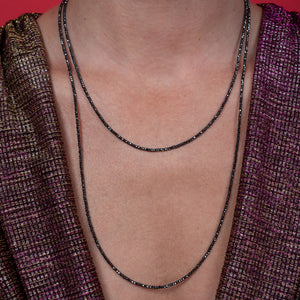 Lake Effect Itsy Cubic Zirconia Adjustable Necklace