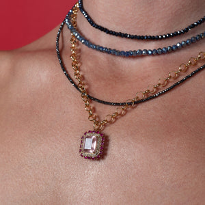Lake Effect Itsy Cubic Zirconia Adjustable Necklace